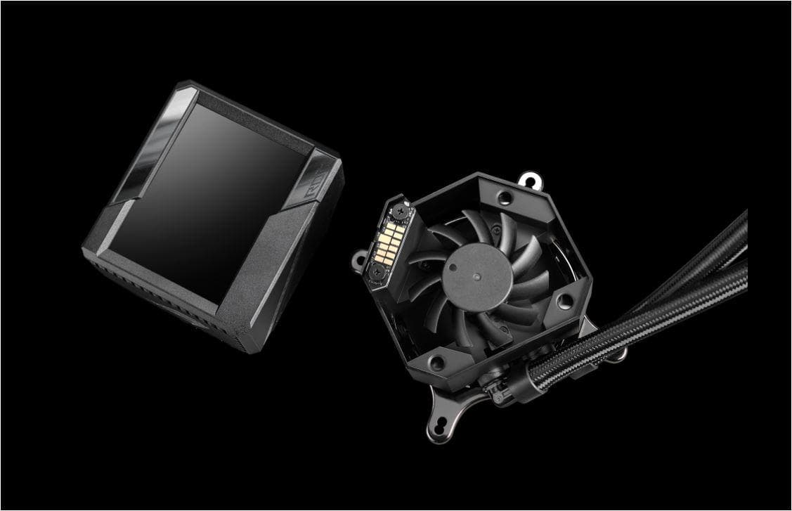 Cooler Asus "RYUJIN II 240 ARGB", skt universal, racire cu lichid, ventilator 120 mm x 2, 2200 rpm, iluminat ARGB, "RYUJIN II 240 ARGB" — miniatură