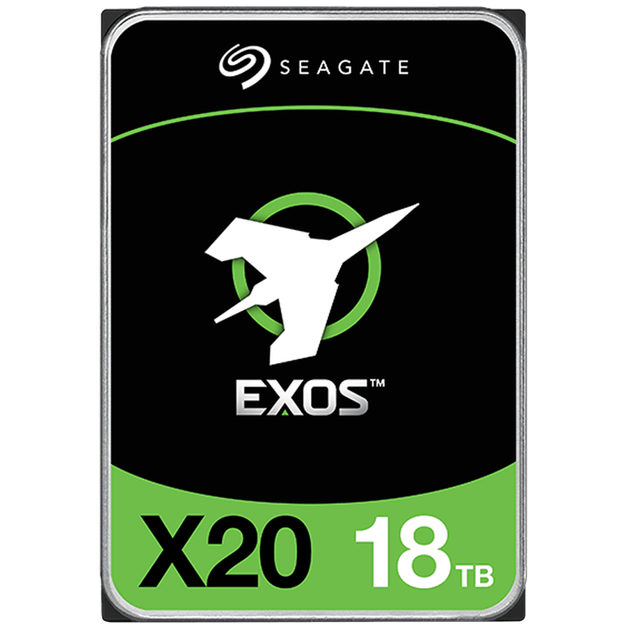SEAGATE Exos X20 18TB HDD SATA 6Gb/s 7200RPM 256MB cache 3.5inch 512e/4KN Standard, "ST18000NM003D"