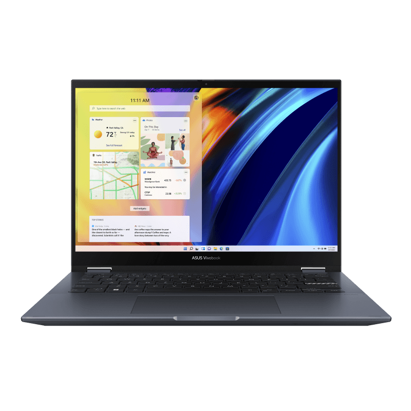 NB Asus 14 inch WUXGA 1920 x 1200 Touch screen Intel Core i3 1220P 1.1 GHz | 8 GB SSD 256 GB Wireless BT | 1xHDMI 1.50 kg WIN 11 Home Quiet Blue, "TP3402ZA-LZ167W" ( — miniatură