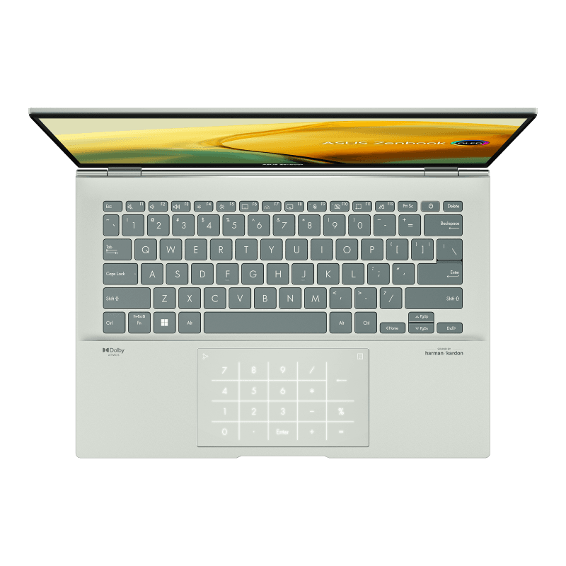 NB Asus 14 inch WQXGA 2560 x 1600 Intel Core i5 1240P 1.7 GHz | 16 GB SSD 1 TB Wireless BT | 1xHDMI | 1.35 kg WIN 11 Home Aqua Celadon, "UX3402ZA-KP540W" (