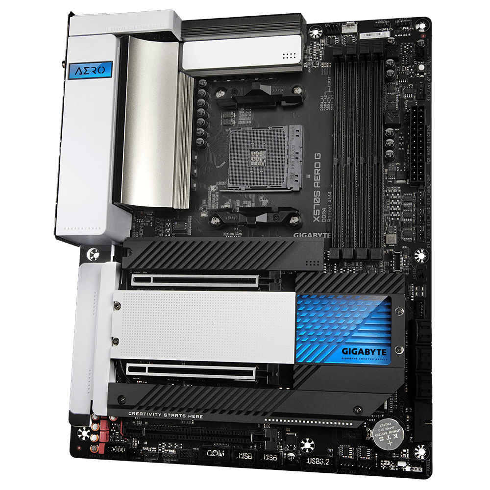 Placa de baza Gigabyte X570S AERO G AM4, "X570S AERO G" — miniatură