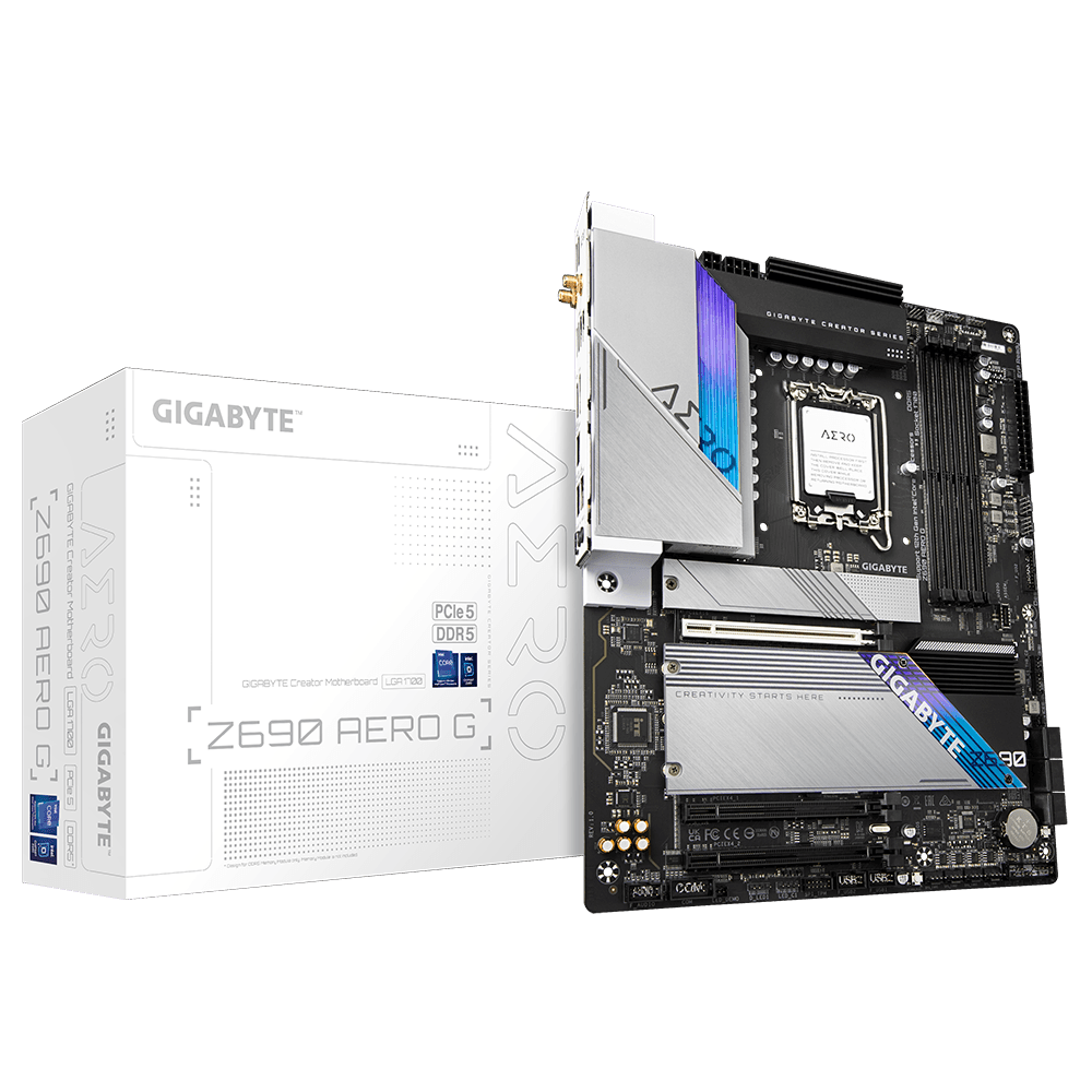 MB GIGABYTE Z690 AERO G D5 LGA 1700, "Z690 AERO G"