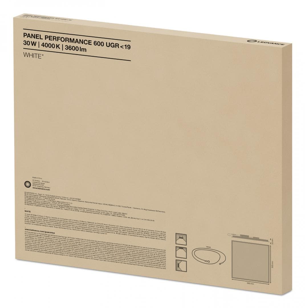 PL PFM 600 30W/4000K UGR19 LEDV "000004058075440296" — miniatură