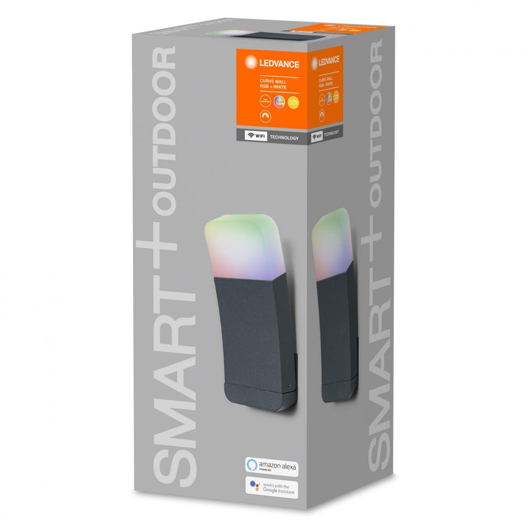 SMART OUTD WIFI CURVE WALL RGBW DG LEDV "000004058075478336". — miniatură
