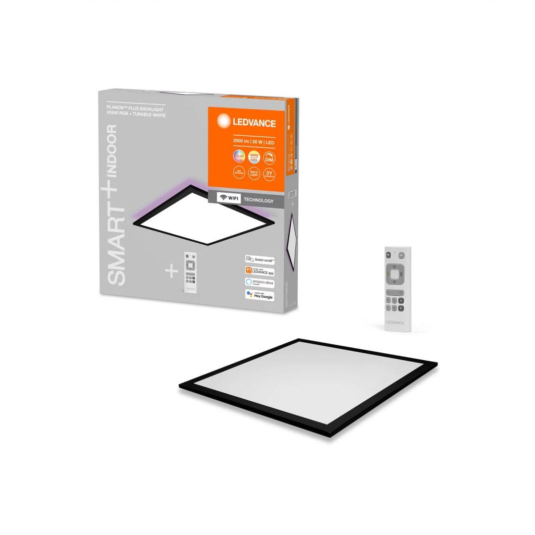 SMART WIFIPLANPLUSBL45X45REMRGBTWBKLEDV "000004058075650251"