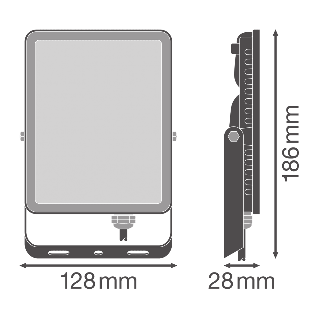 FL ESSENTIAL 30W 840 BK LEDV "000004058075768079" — miniatură