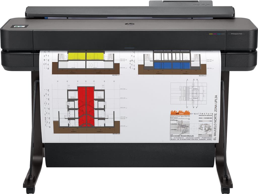 Plotter Inkjet Color HP DesignJet T650, 36" A0 "5HB10A"