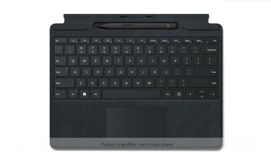 MS Surface Pro 8 TypeCover + Pen Bundle Black English International "8X8-00007"