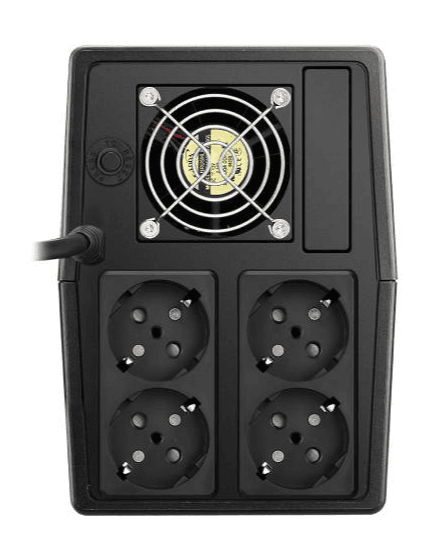 UPS FORTRON Line Int. fara management, 1500VA/ 900W, AVR, 4 x socket Schuko, indicatie status cu LED, 2 x baterie 12V/9Ah, "FP1500" "PPF9000501" — miniatură