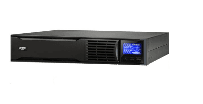 UPS FORTRON Online cu Sinusoida Pura,3000VA/ 2700W,AVR,3xsocket Schuko,LCD,6x 12V/9Ah,USB,RS232,dubla conversie,rack 2U,"Champ 3K Rack""PPF27A1102" — miniatură