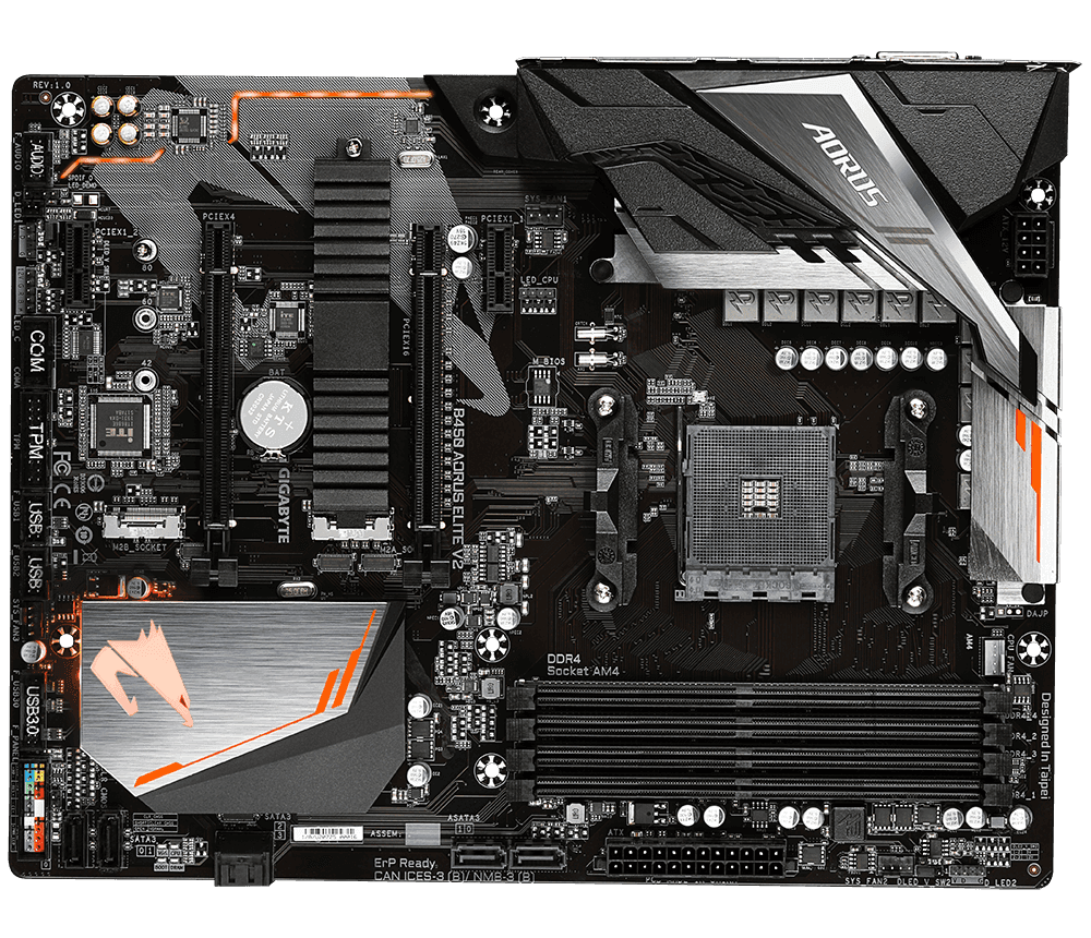 MB GIGABYTE B450 AORUS ELITE V2 AM4 "B450 AORUS ELITE 2"