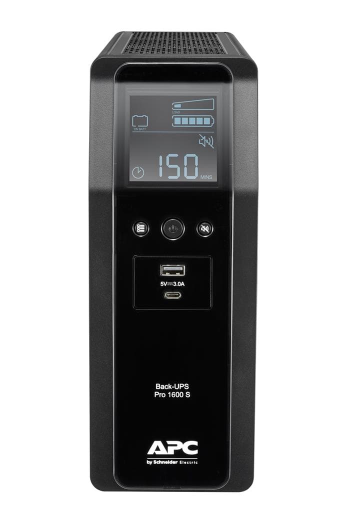 APC | BR1600SI | UPS | Line interactive | 1600 VA | 960 W | Sinusoida pura | Tower | Nr iesiri 8 C13 | Intrare C14 | USB, Protectie retea RJ45, Panou LCD "BR1600SI"
