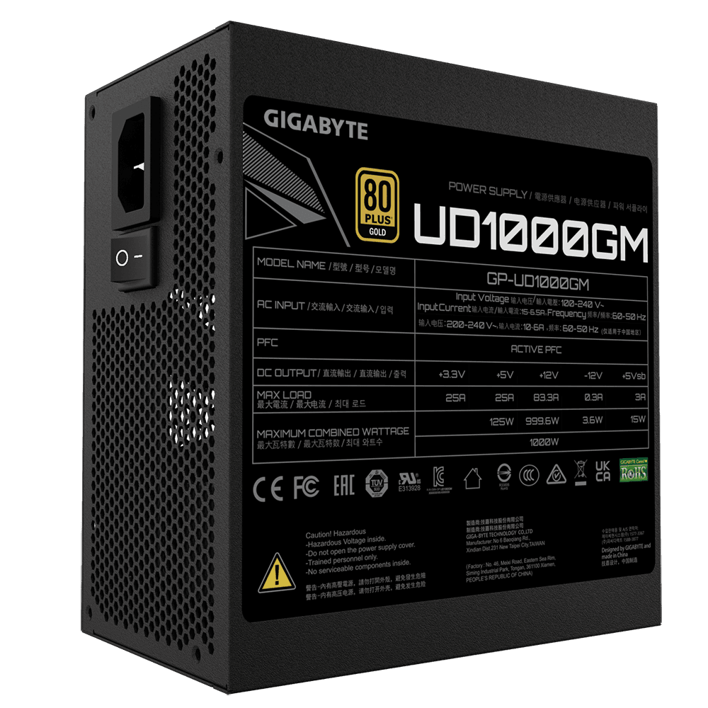 Sursa GIGABYTE GP-UD1000GM "GP-UD1000GM". — miniatură