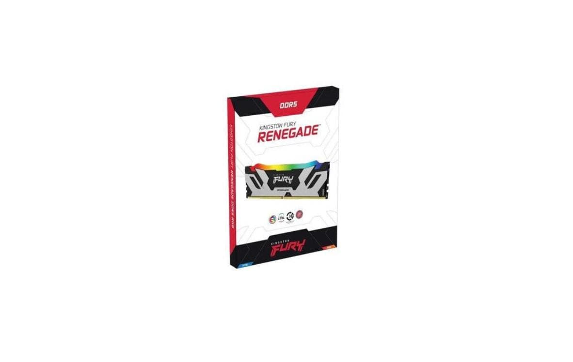 Memorie DDR Kingston DDR5 16GB frecventa 6800 MHz, 1 modul, radiator, iluminare RGB, latenta CL36, "KF568C36RSA-16" — miniatură