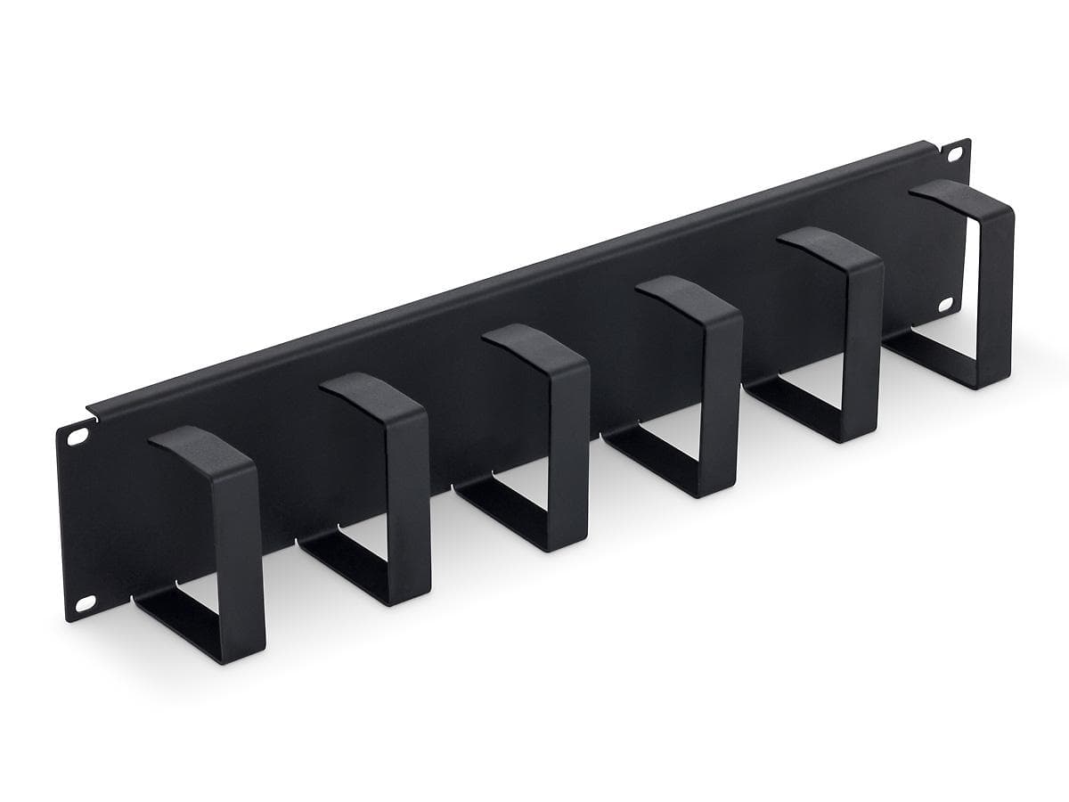 19" 1U panel with 6x cable management "RAB-VP-X22-A1" — miniatură