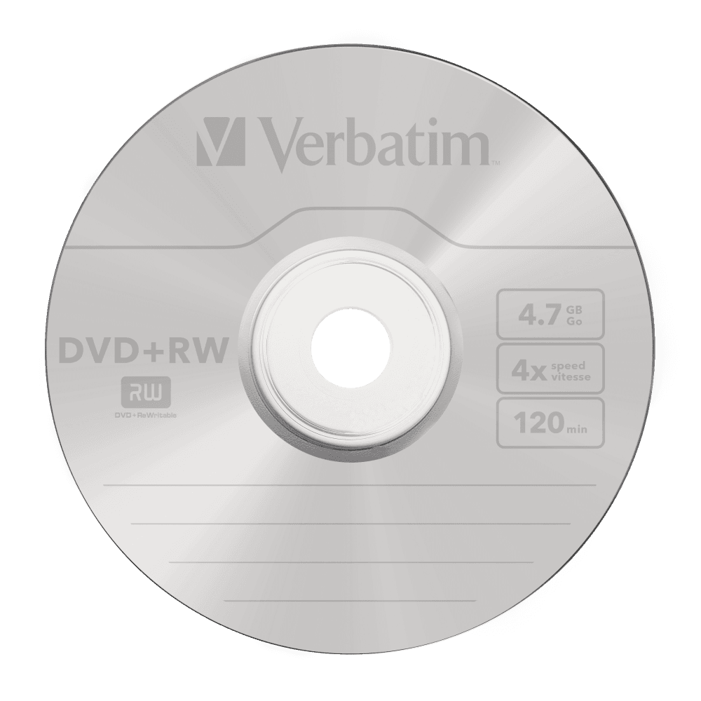 DVD+RW VERBATIM 4.7GB, VITEZA 4X, MATT SILVER SURFACE, JEWEL CASE, 1 BUC, "43229"