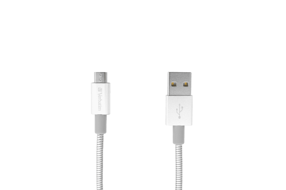 CABLU MICRO USB B VERBATIM, SYNC, 100CM, ARGINTIU "48862"