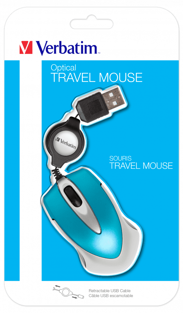 MOUSE VERBATIM OPTIC MINI CARIBBEAN "49022" — miniatură