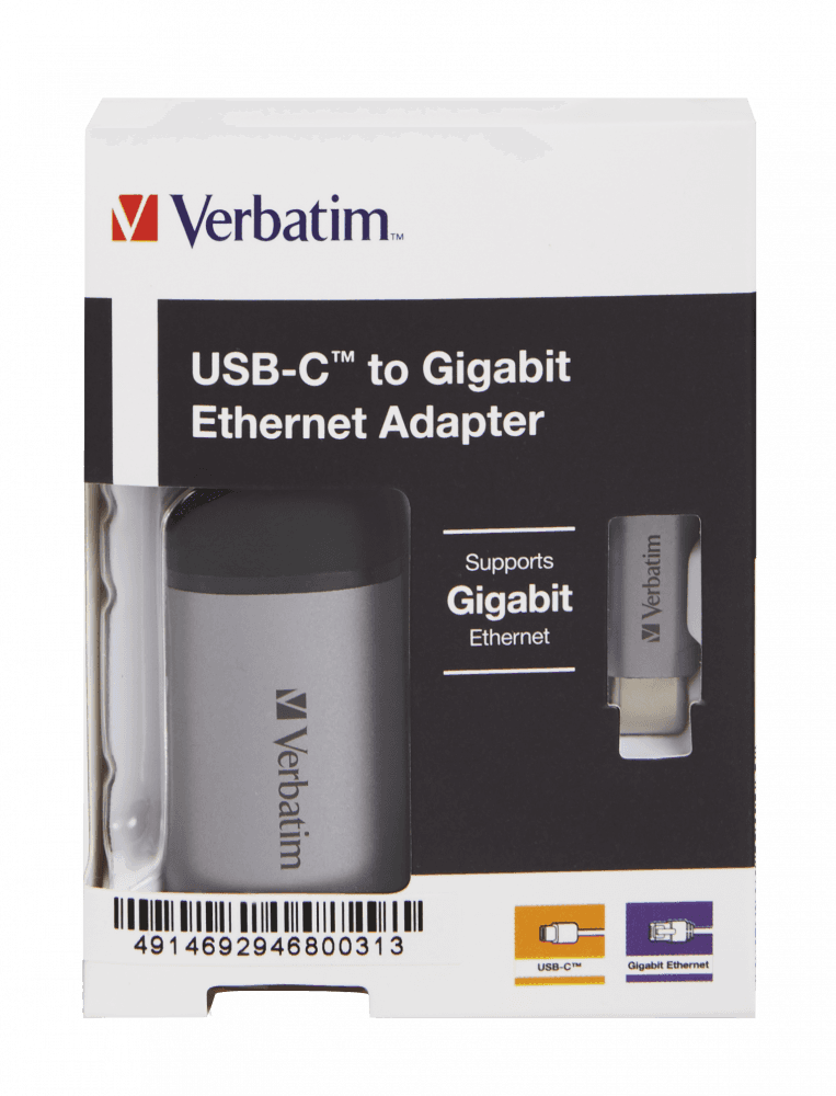 CABLU ETHERNET VERBATIM, USB-C, CABLU 10CM "49146" — miniatură