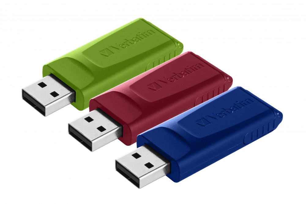 MEMORIE USB VERBATIM StoreNGo SLIDER 3 X 16GB USB 2.0, ROSU, ALBASTRU, VERDE "49326"