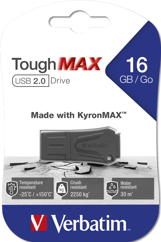 MEMORIE USB VERBATIM TOUGHMAX 16GB, USB 2.0 "49330" — miniatură