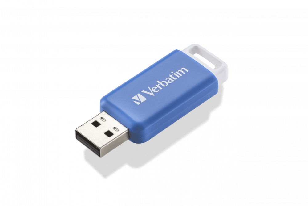 MEMORIE USB VERBATIM DATABAR 64GB USB 2.0 ALBASTRU "49455" — miniatură