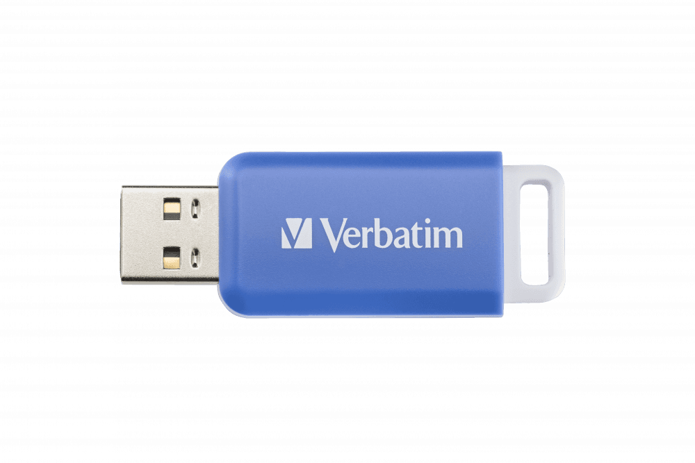 MEMORIE USB VERBATIM DATABAR 64GB USB 2.0 ALBASTRU "49455" — miniatură