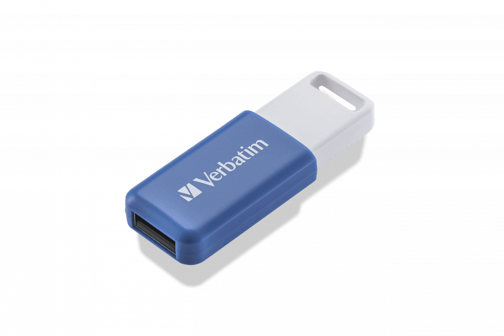MEMORIE USB VERBATIM DATABAR 64GB USB 2.0 ALBASTRU "49455"