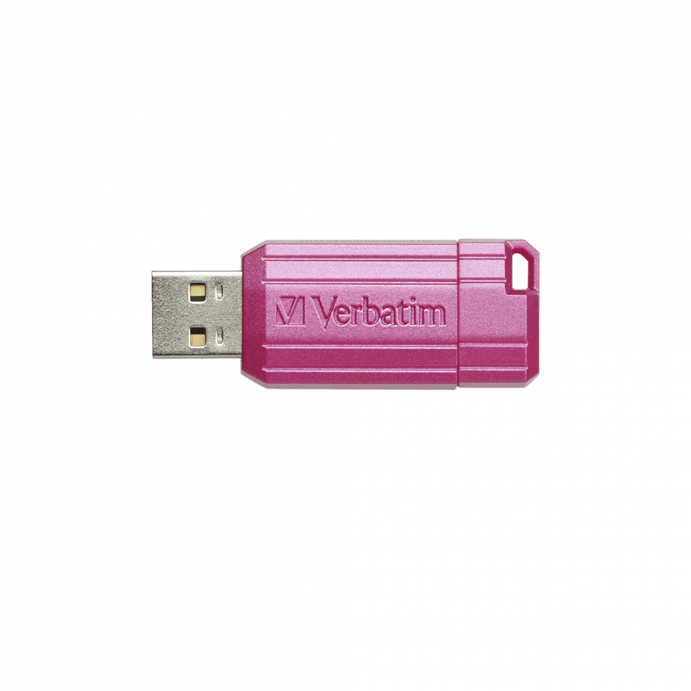 MEMORIE USB VERBATIM PINSTRIPE StoreNGo 16GB USB 2.0 ROZ "49067" — miniatură
