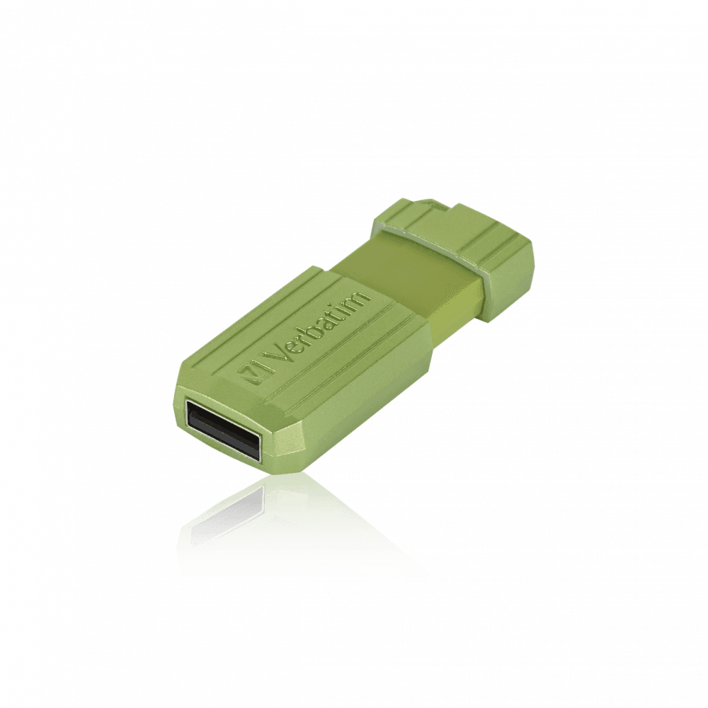 MEMORIE USB VERBATIM PINSTRIPE StoreNGo 32GB VERDE EUCALIPT "49958" — miniatură