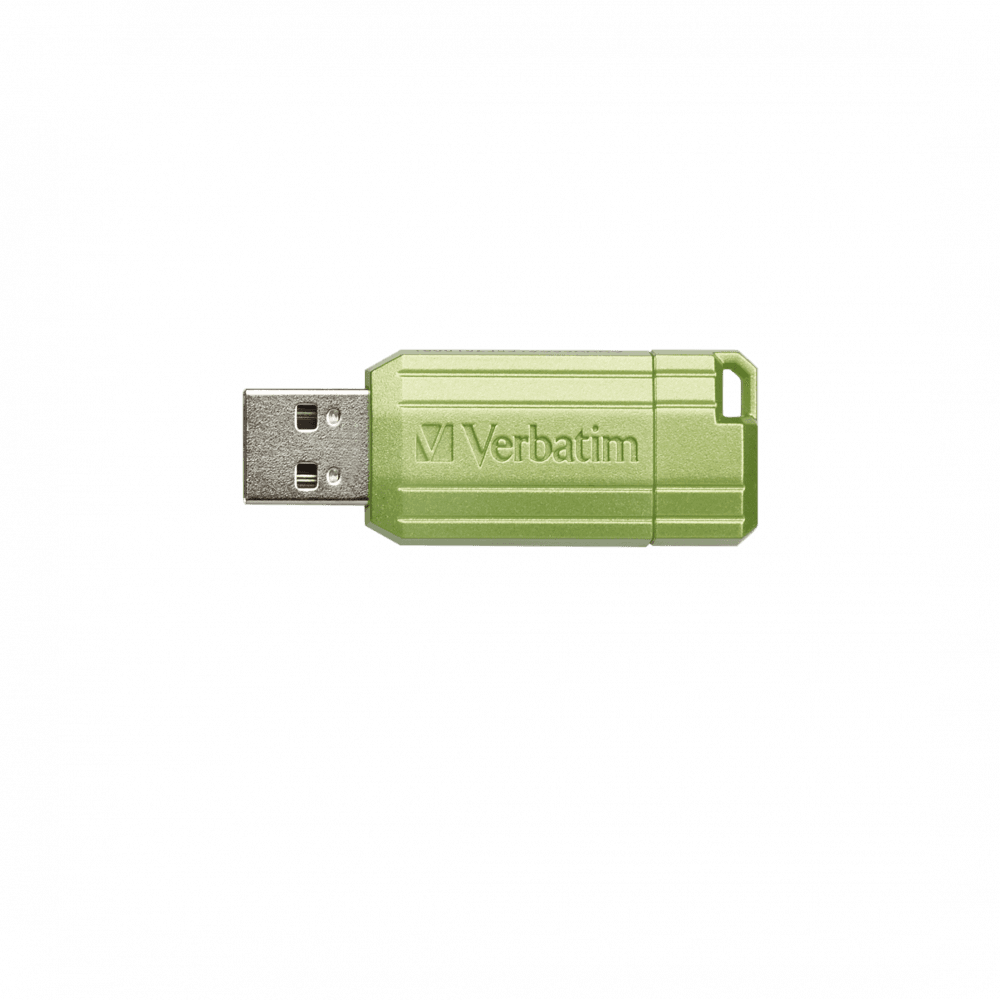 MEMORIE USB VERBATIM PINSTRIPE StoreNGo 32GB VERDE EUCALIPT "49958" — miniatură