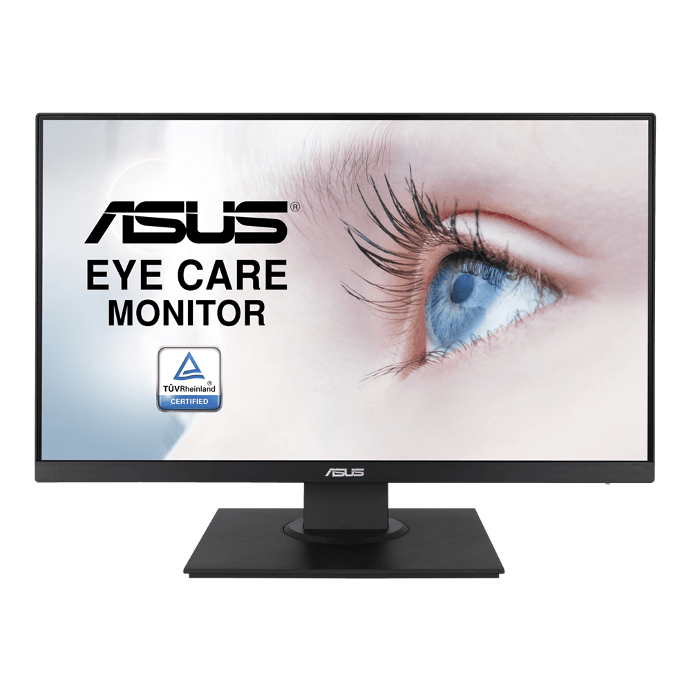 ASUS Display VA24EHL 23.8inch FHD 1920x1080 IPS 75Hz HDMI DVI-D D-Sub Flicker free Low Blue Light "90LM0563-B01170"