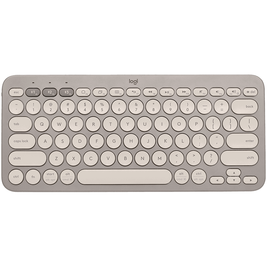 LOGITECH K380 Multi-Device Bluetooth Keyboard - SAND - US INTL - BT - INTNL "920-011165"