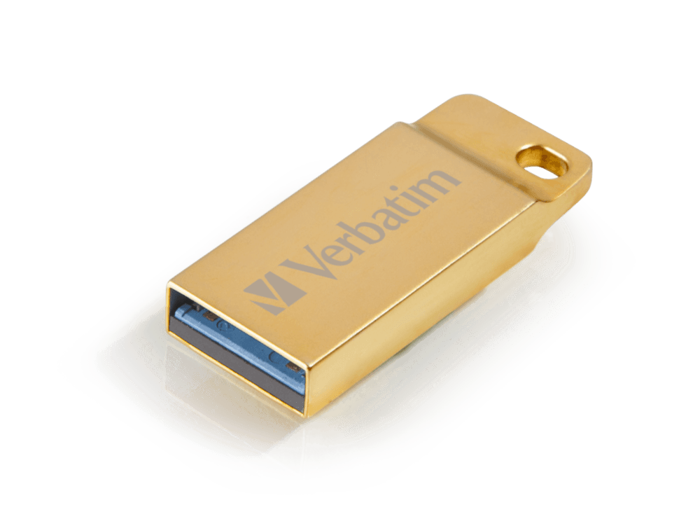 MEMORIE USB VERBATIM METAL EXECUTIVE 16GB AURIU USB 3.0 "99104" — miniatură