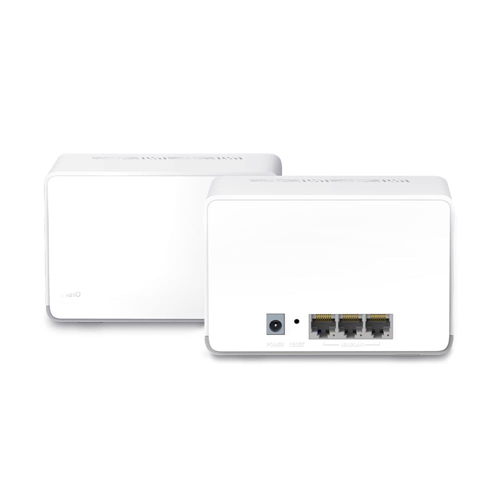 MESH MERCUSYS, wireless, router AX1800, pt interior, 1800 Mbps, port LAN si WAN Gigabit, 2.4 GHz | 5 GHz, standard 802.11ac, "Halo H70X(2-pack)" — miniatură