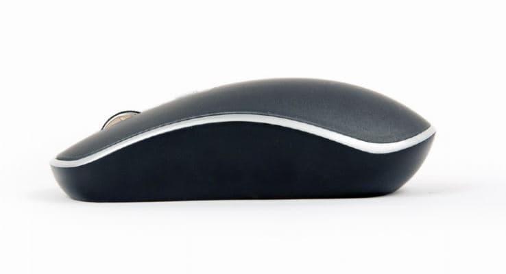 MOUSE GEMBIRD, PC sau NB, wireless, 2.4GHz, optic, 1600 dpi, butoane/scroll 4/1, negru / argintiu, "MUSW-4B-06-BS" — miniatură