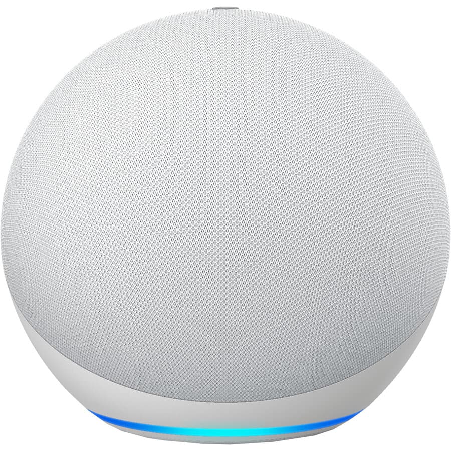 SmartGadget Amazon Echo Dot (4th Gen) Smart speaker with Alexa (usa) + EU adapter included Glacier White, "PHT14652"