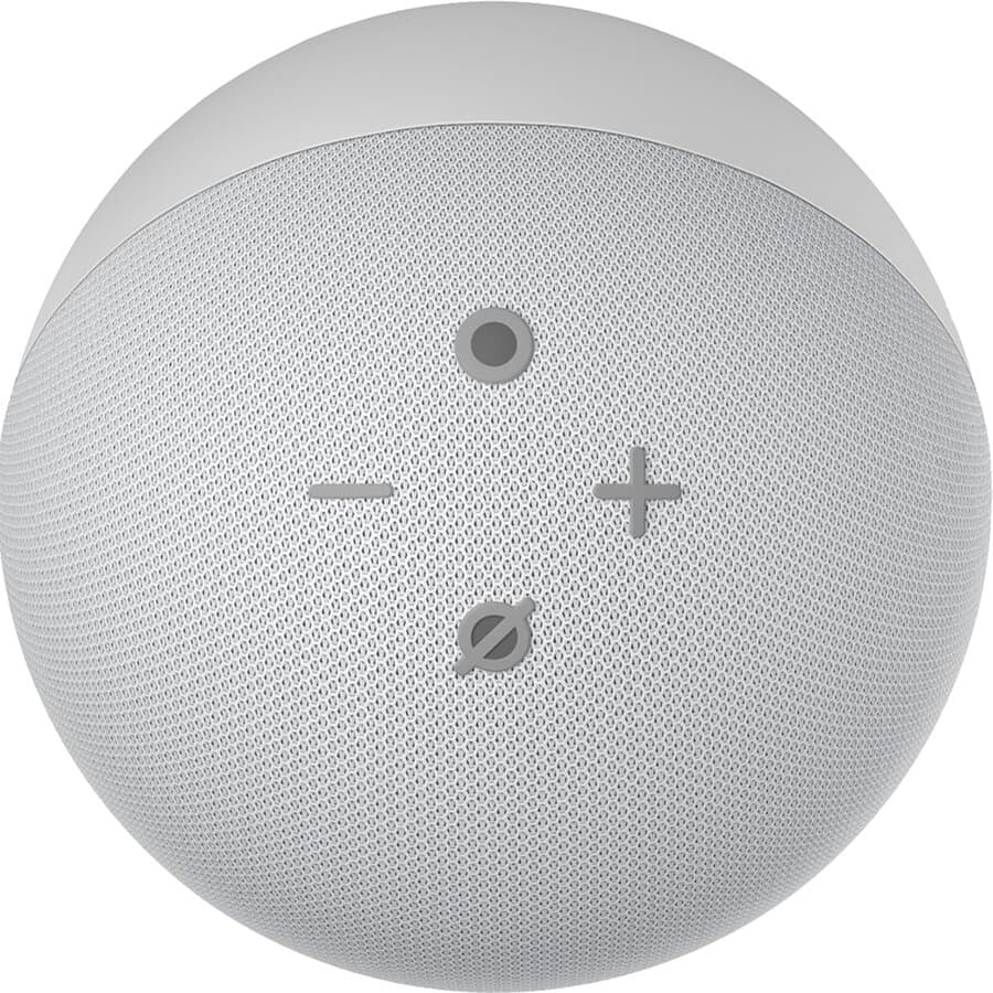 SmartGadget Amazon Echo Dot (4th Gen) Smart speaker with Alexa (usa) + EU adapter included Glacier White, "PHT14652" — miniatură