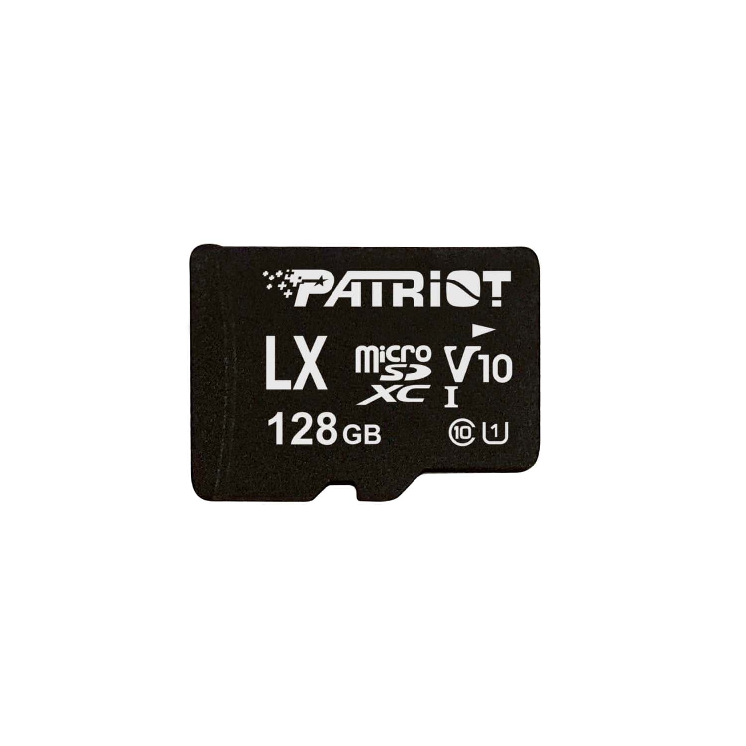 CARD MicroSD PATRIOT, 128 GB, MicroSDXC, clasa 10, standard UHS-I U1, "PSF128GMDC10"