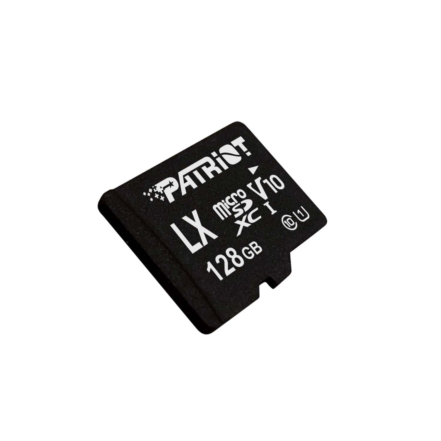 CARD MicroSD PATRIOT, 128 GB, MicroSDXC, clasa 10, standard UHS-I U1, "PSF128GMDC10" — miniatură