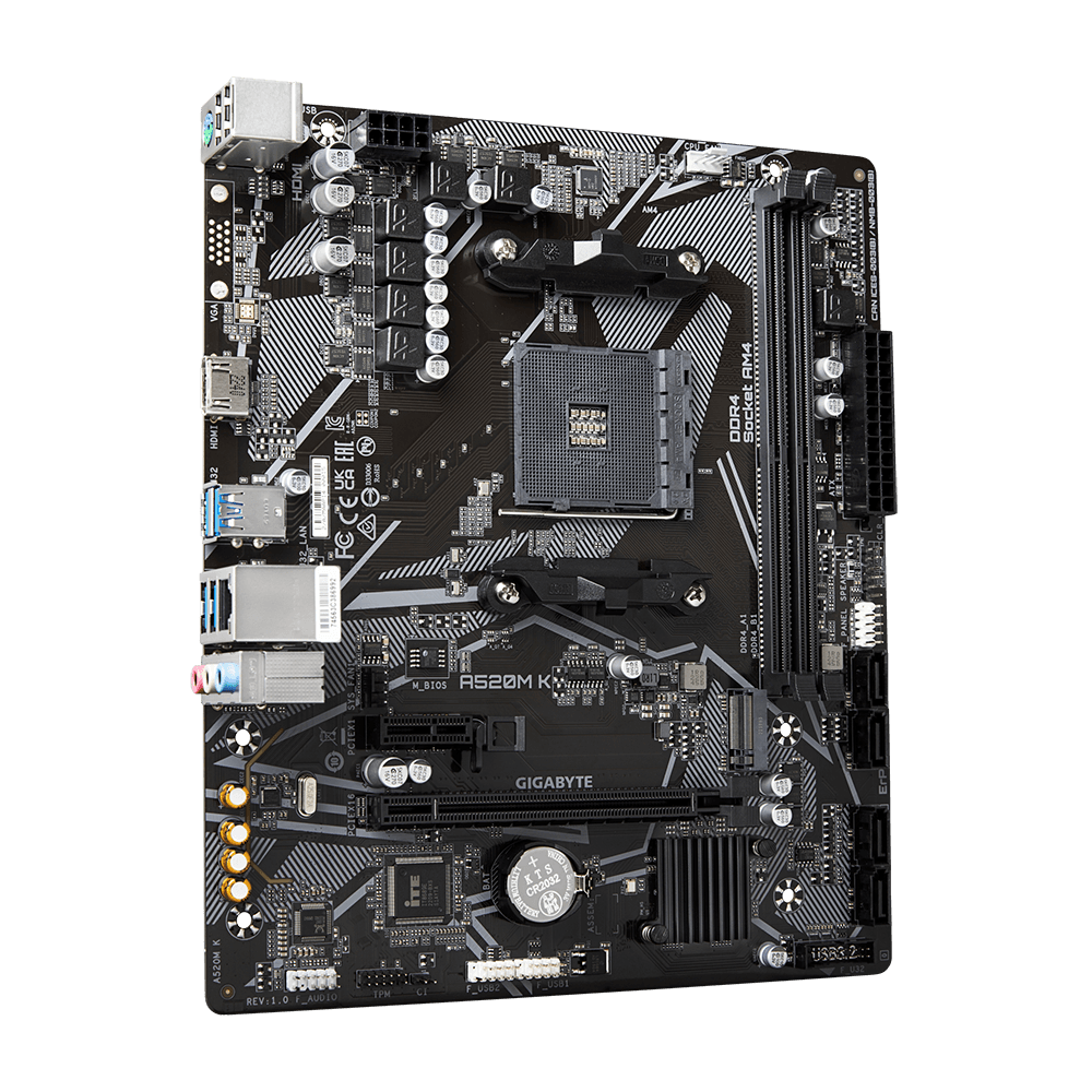 MB GB A520M K AM4 DDR4 "A520M K"