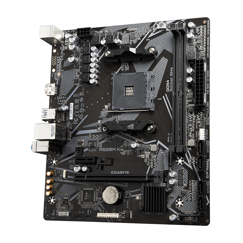 MB GB A520M K AM4 DDR4 "A520M K" — miniatură