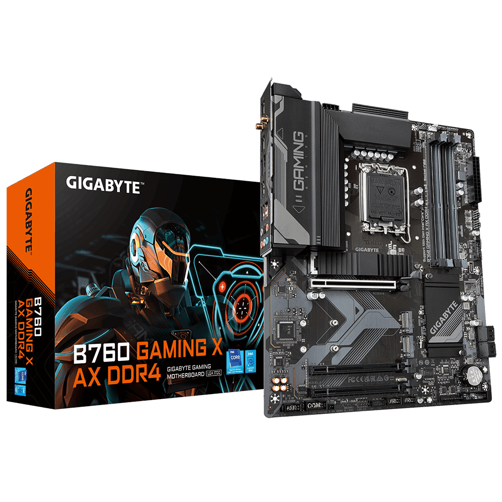 Placa de baza GIGABYTE B760 GAMING X AX DDR4 LGA 1700 "B760 GAMINGX AX D4"