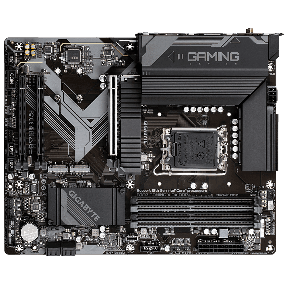 Placa de baza GIGABYTE B760 GAMING X AX DDR4 LGA 1700 "B760 GAMINGX AX D4" — miniatură