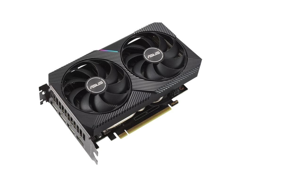 Asus GeForce Dual RTX 3060 8G OC GDDR6 "DUAL-RTX3060-O8G" — miniatură