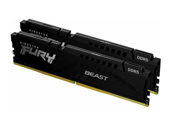 Memorie DDR Kingston DDR5 16GB frecventa 4800 MHz, 8GB x 2 module, radiator, latenta CL38, "KF548C38BBK2-16"