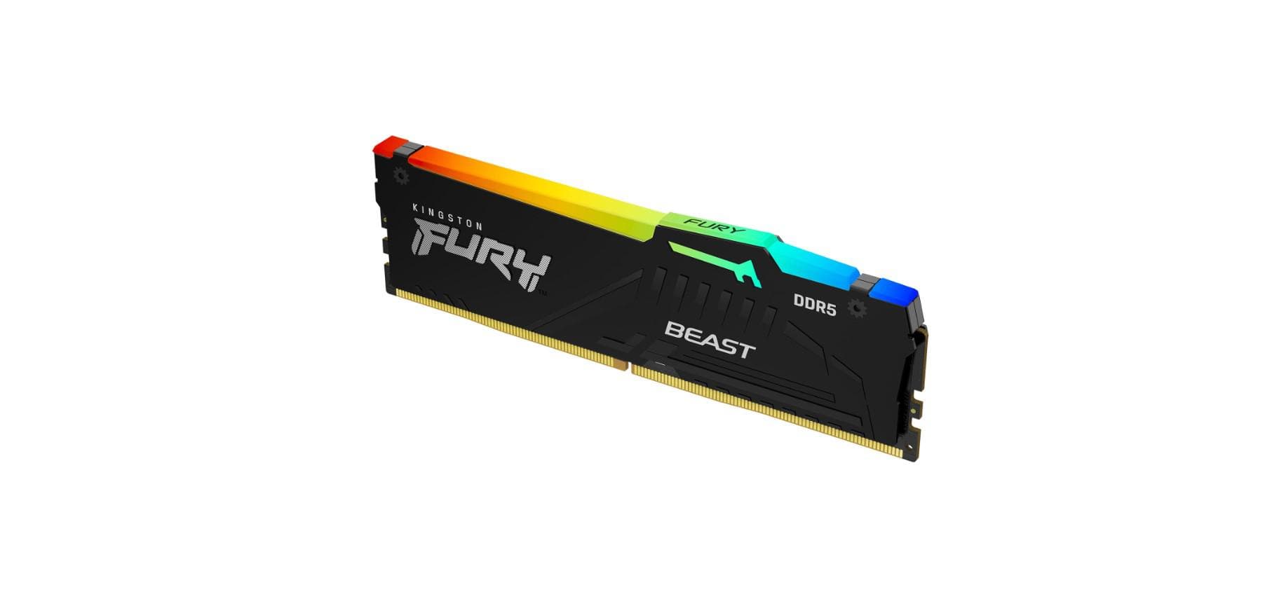 Memorie DDR Kingston DDR5 32GB frecventa 5200 MHz, 1 modul, radiator, iluminare RGB, latenta CL36, "KF552C36BBEA-32" — miniatură