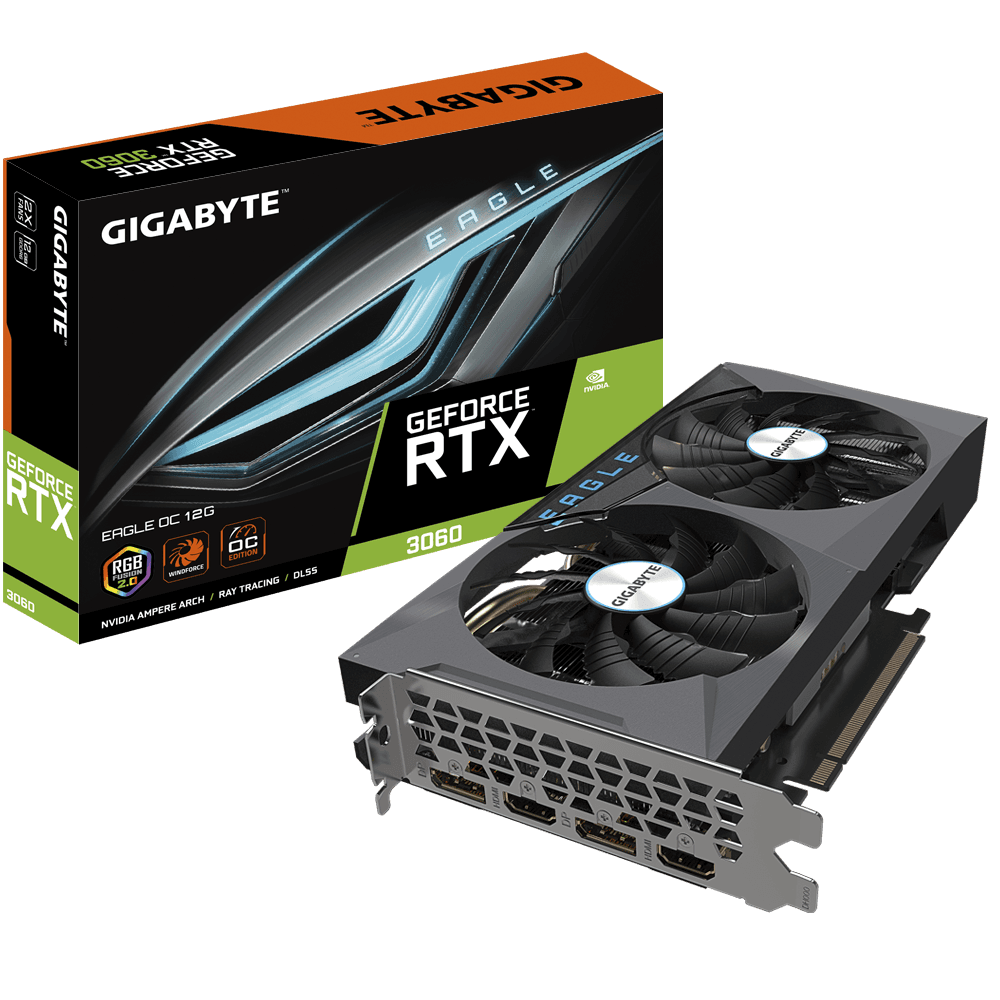 Gigabyte RTX 3060 EAGLE 12G 2.0 LHR "N3060EAGLE-12G2"