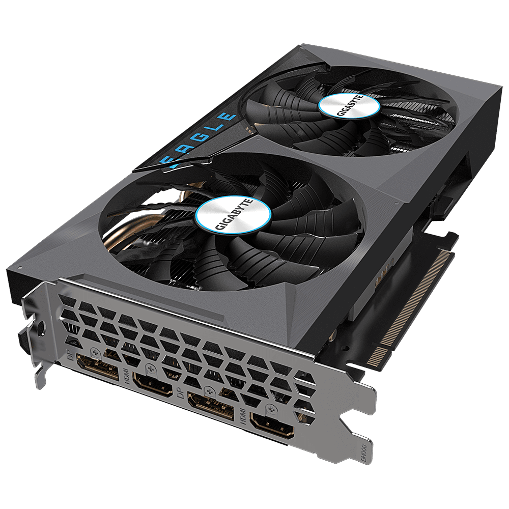 Gigabyte RTX 3060 EAGLE 12G 2.0 LHR "N3060EAGLE-12G2" — miniatură