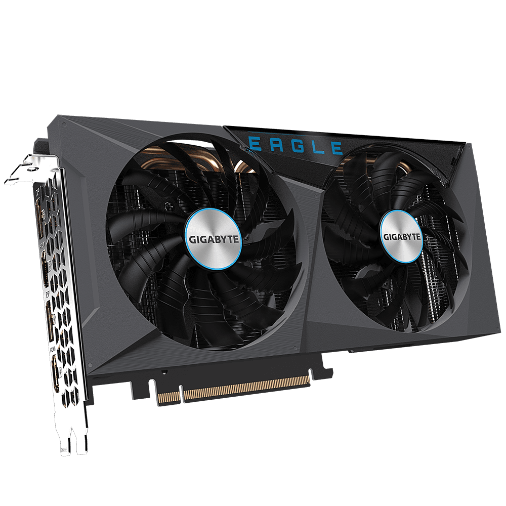 Gigabyte RTX 3060 EAGLE 12G 2.0 LHR "N3060EAGLE-12G2" — miniatură